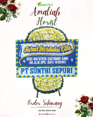 Papan Bunga Duka di Karang Dalo